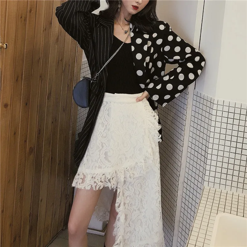 [@0cmspring] "LOTUS LEAF " SKIRT W010339REVIEW