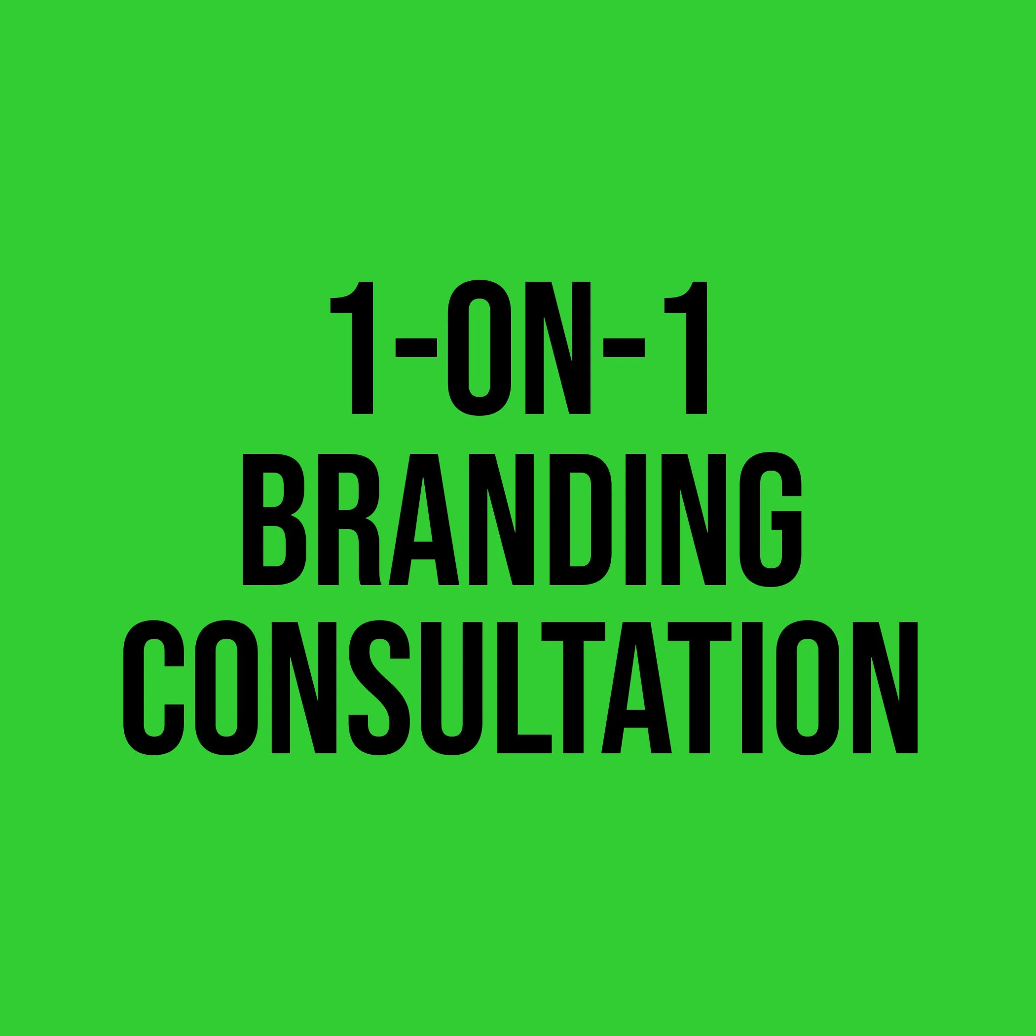 1-On-1 Branding Consultation