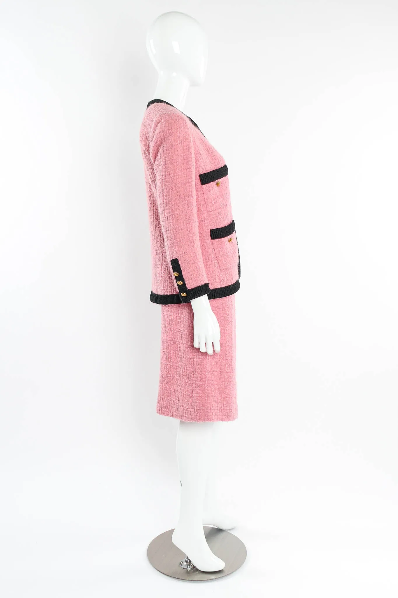 1980s Boucle Jacket & Skirt Set