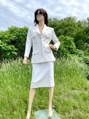 1980's Military Style Chanel Suit