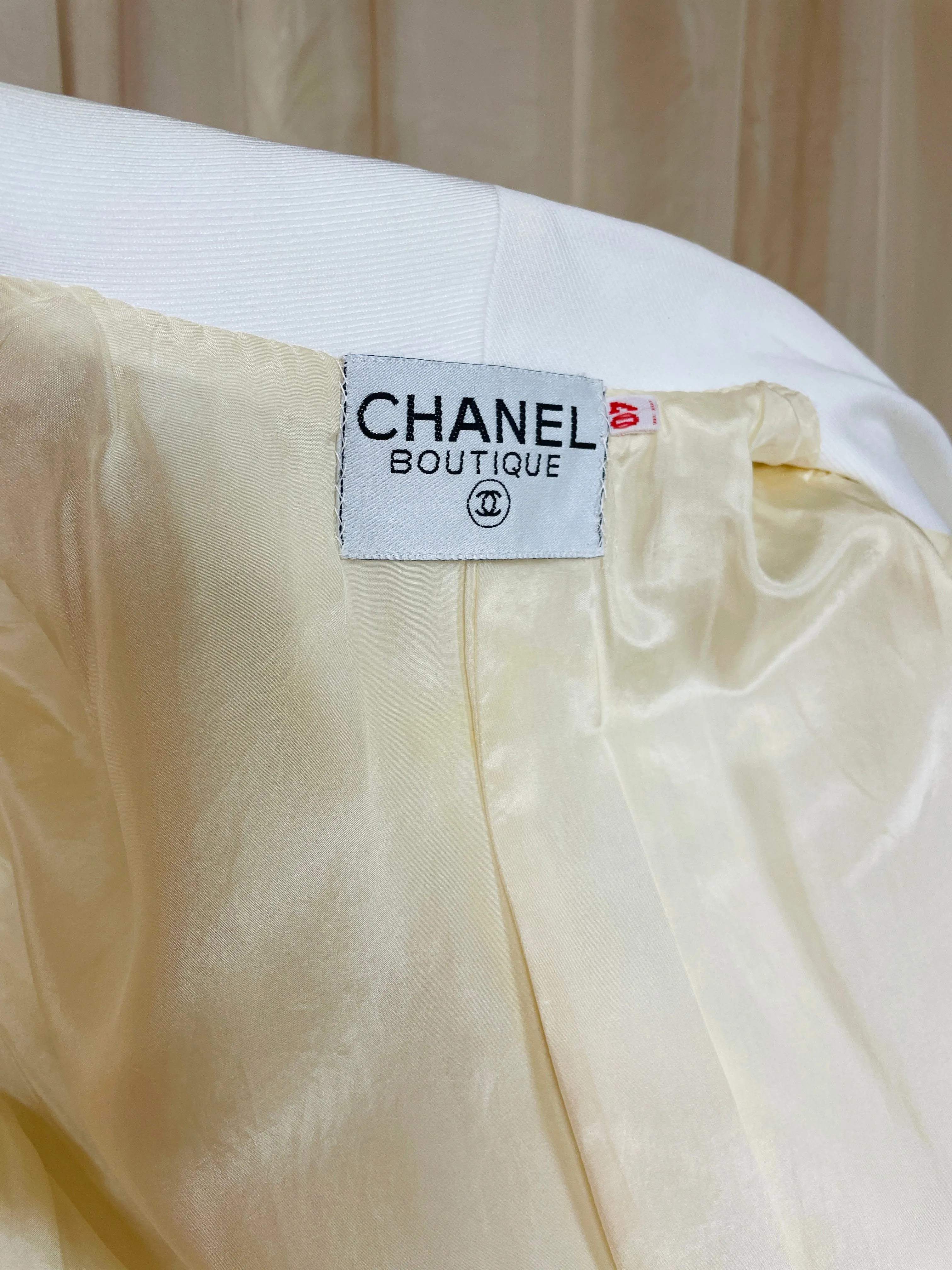 1980's Military Style Chanel Suit
