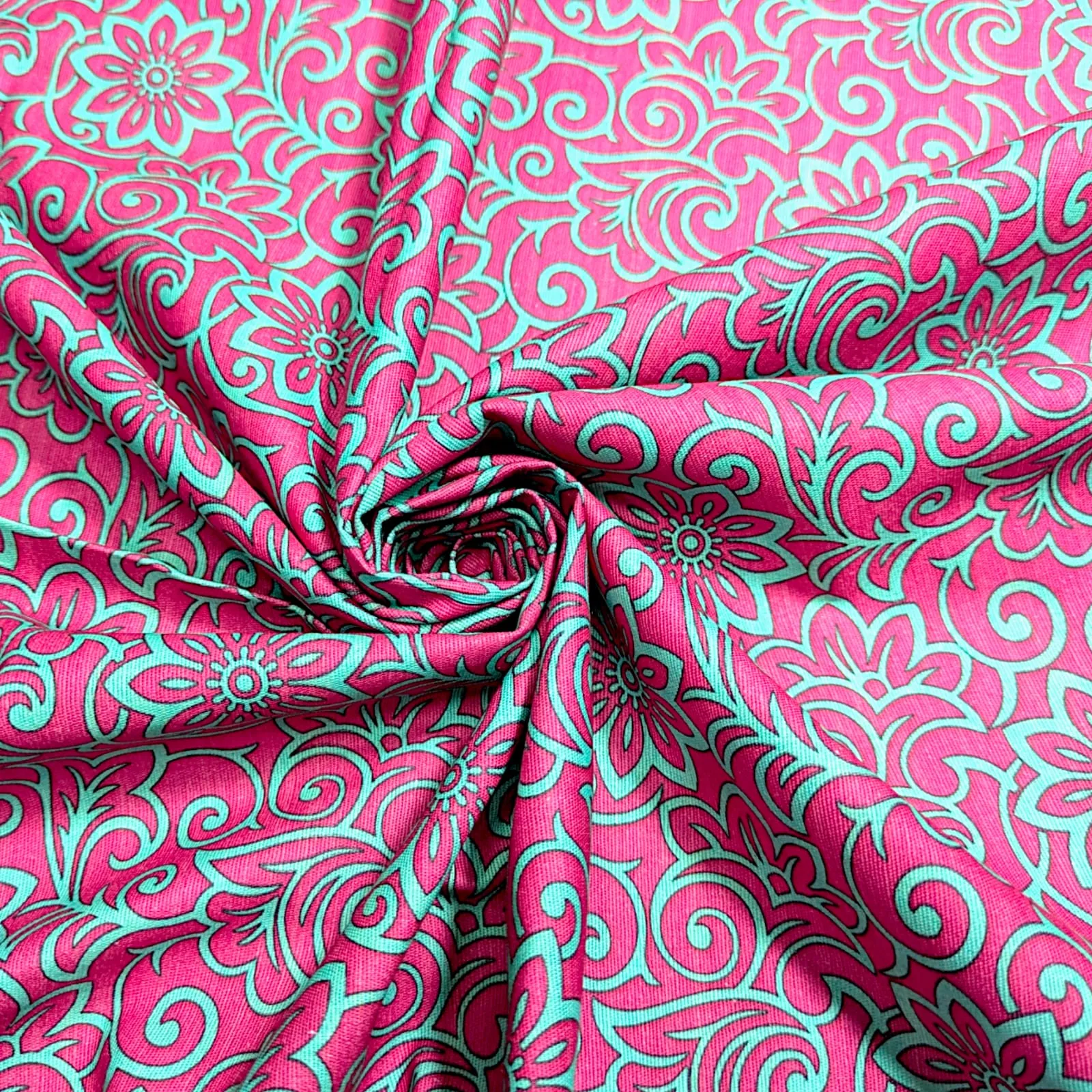 2 Piece Radiant Magenta Khaddar Suit (Unstitched)
