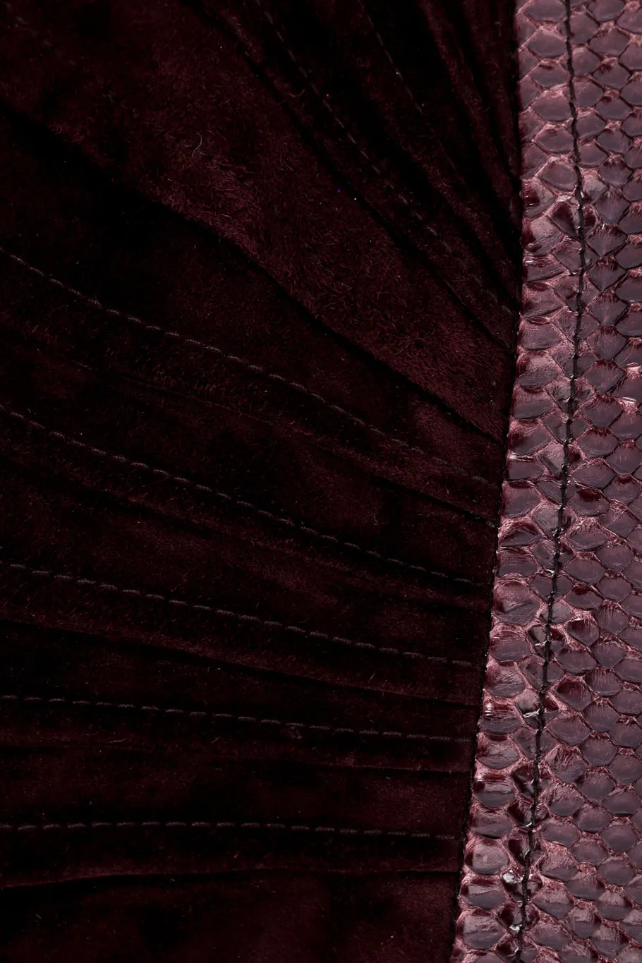 2004 F/W Suede Python Darted Jacket