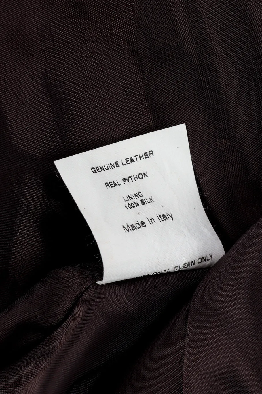 2004 F/W Suede Python Darted Jacket