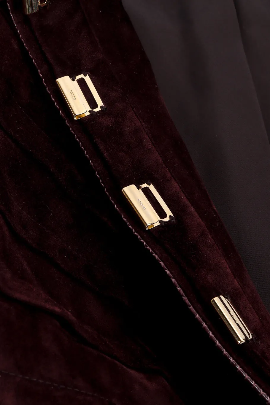 2004 F/W Suede Python Darted Jacket