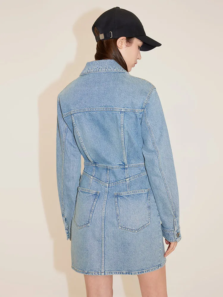 A-Line Denim Dress