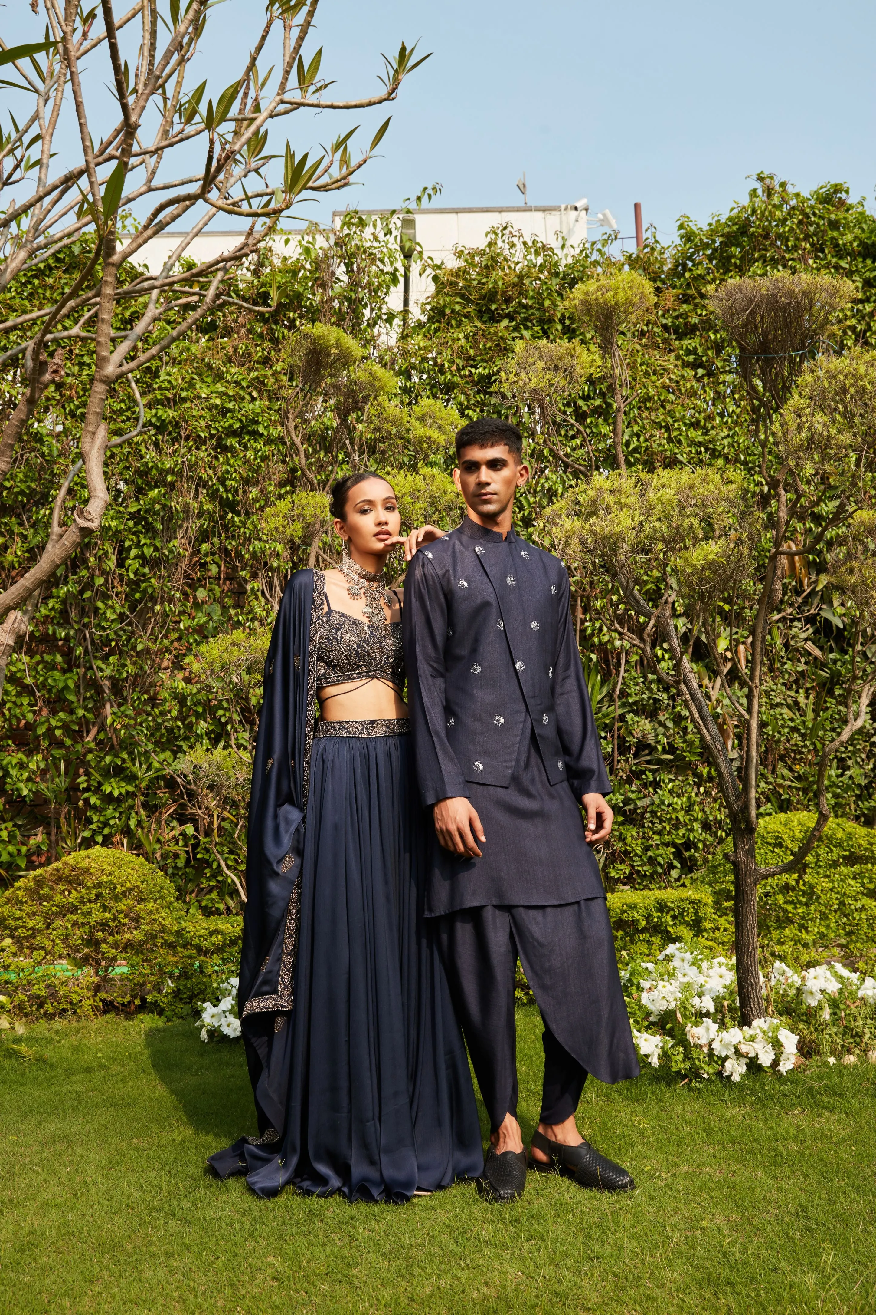 Aida & Rahim- Navy Blue Sets