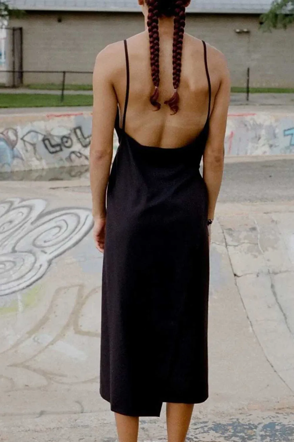 Akio Black Dress