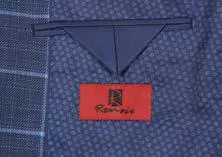 Alessandro Vitello by Renoir Blue Classic Fit Side Vented Blazer 294-22