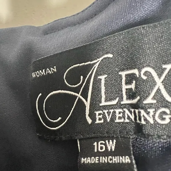 Alex Evenings Sequin A-Line Midi Dress SZ 16