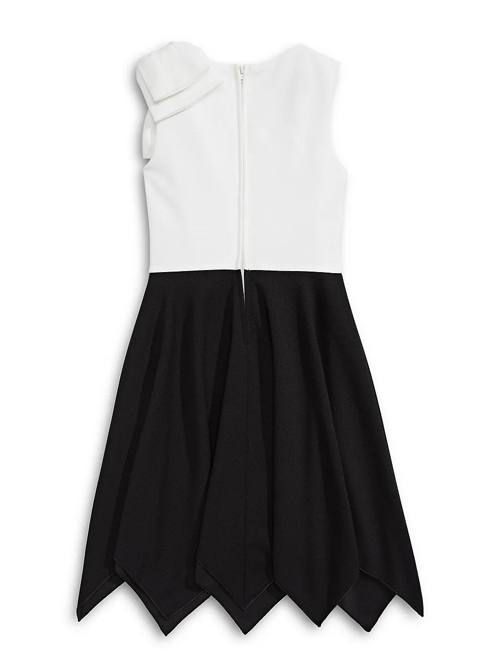 Ally B Children's Girl's Colourblock Sleeveless Dress in Black & Cream, Sz 7! Retails $50US 