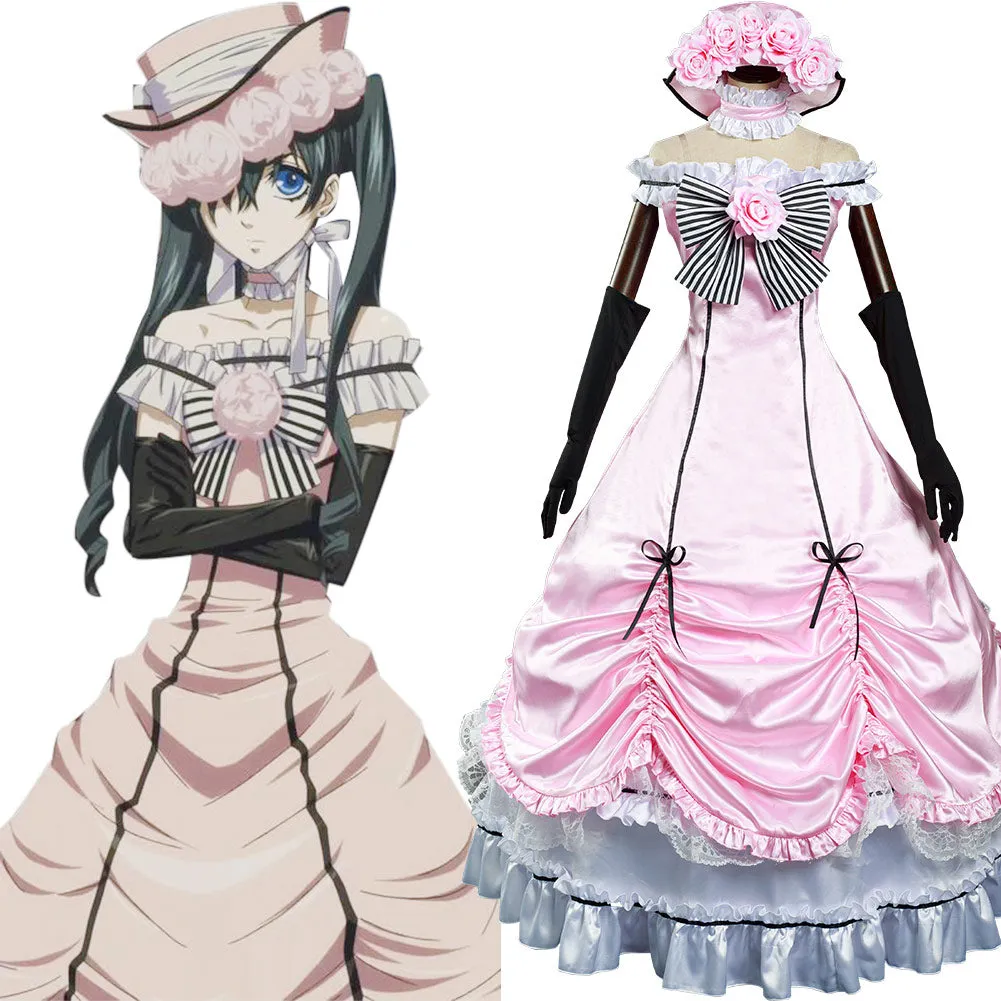 Anime Black Butler Halloween Carnival Suit Ciel Phantomhive Cosplay Costume Dress Outfits