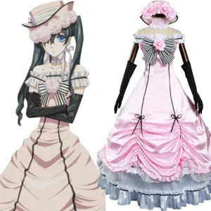 Anime Black Butler Halloween Carnival Suit Ciel Phantomhive Cosplay Costume Dress Outfits