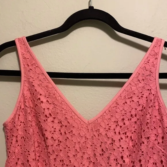 Ann Taylor | Pink Floral Sleeveless Midi Dress | NWT