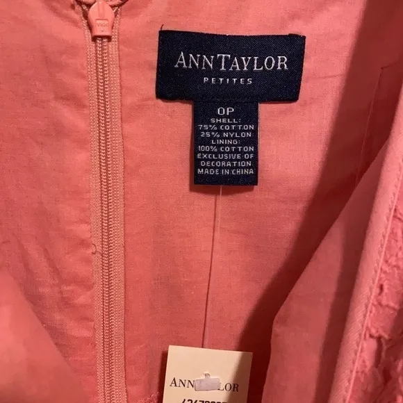 Ann Taylor | Pink Floral Sleeveless Midi Dress | NWT