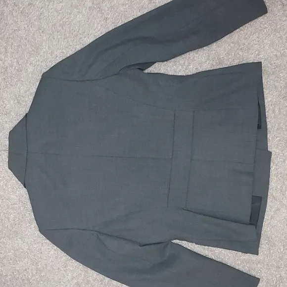 Anne klein gray skirt suit set