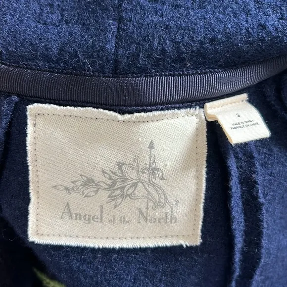 Anthropologie Angel of the North Winter Harvest Embroidered Sweater Small