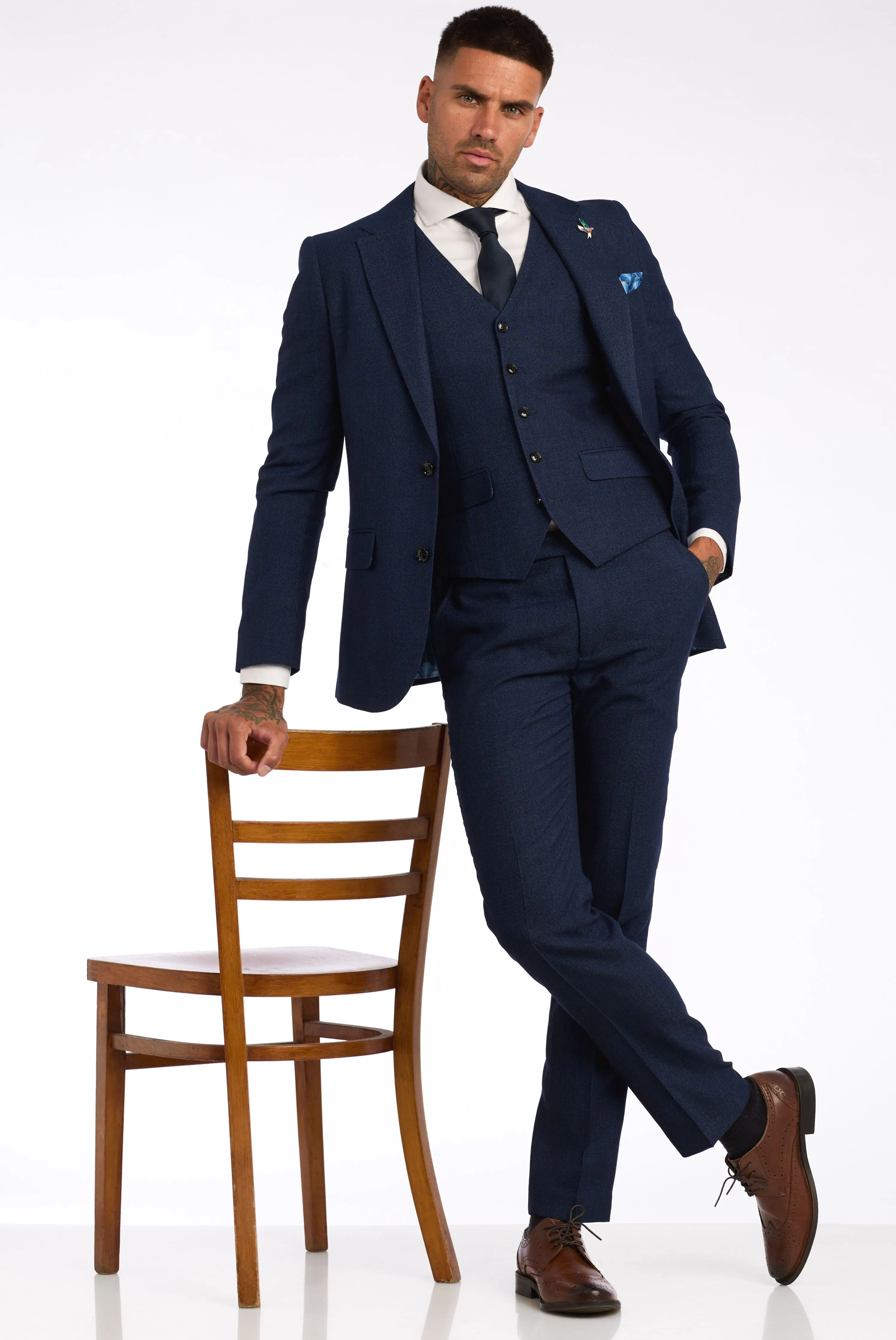 ARCHIE Blue Suit Jacket
