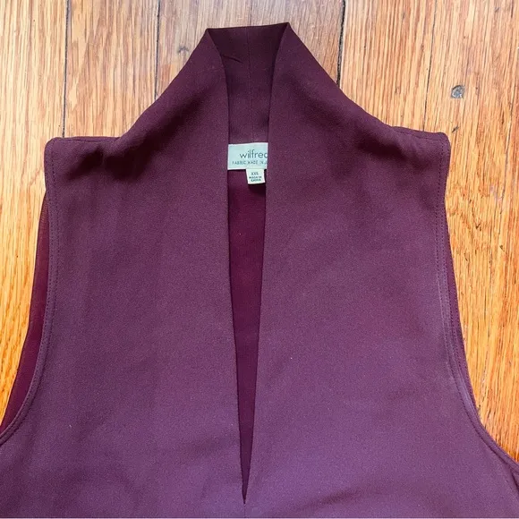 Aritizia Wilfred A-line V-neck flowy shift dress size XXS