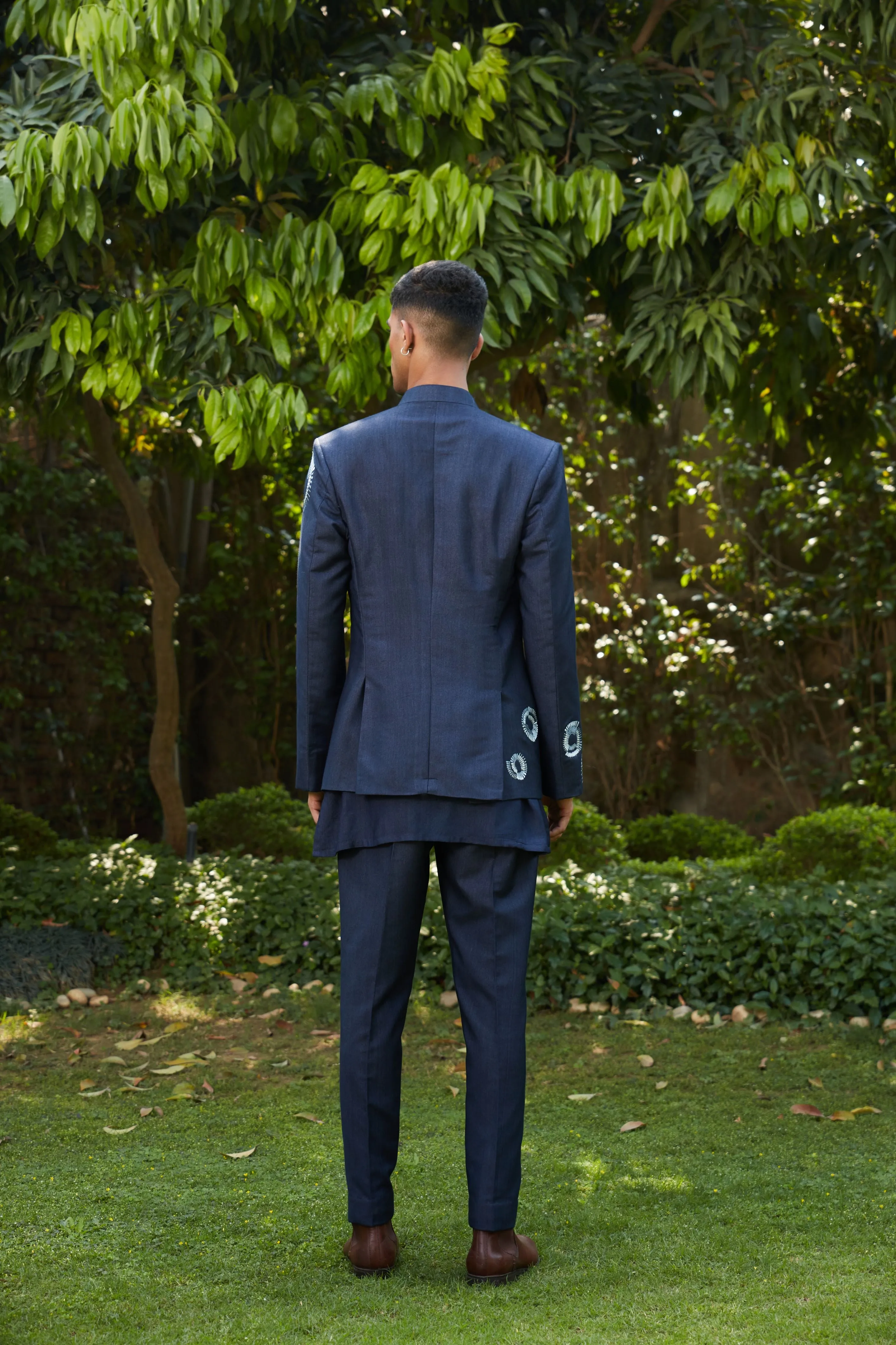 Ayman Open Jacket with Kurta Set