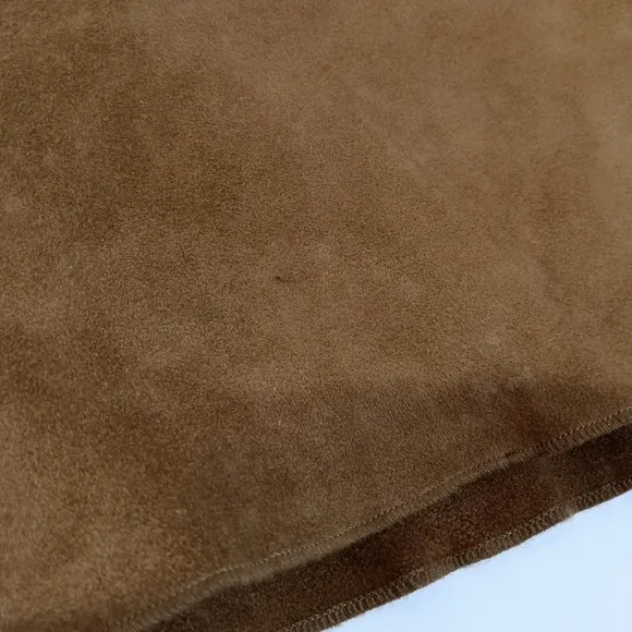 Banana Republic Brown Genuine Suede A-Line Skirt