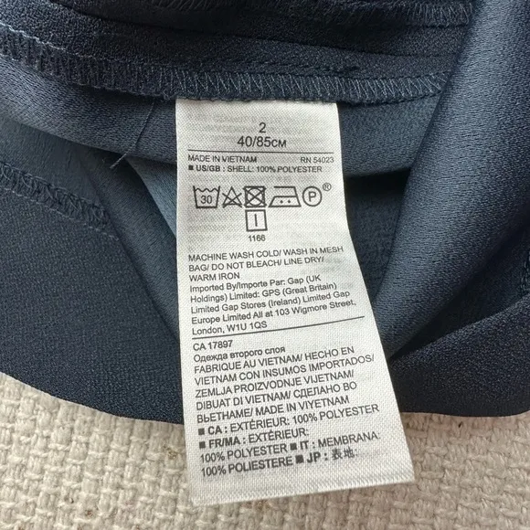 BANANA REPUBLIC Navy Blue Bell Sleeve Shift Dress | Size 2