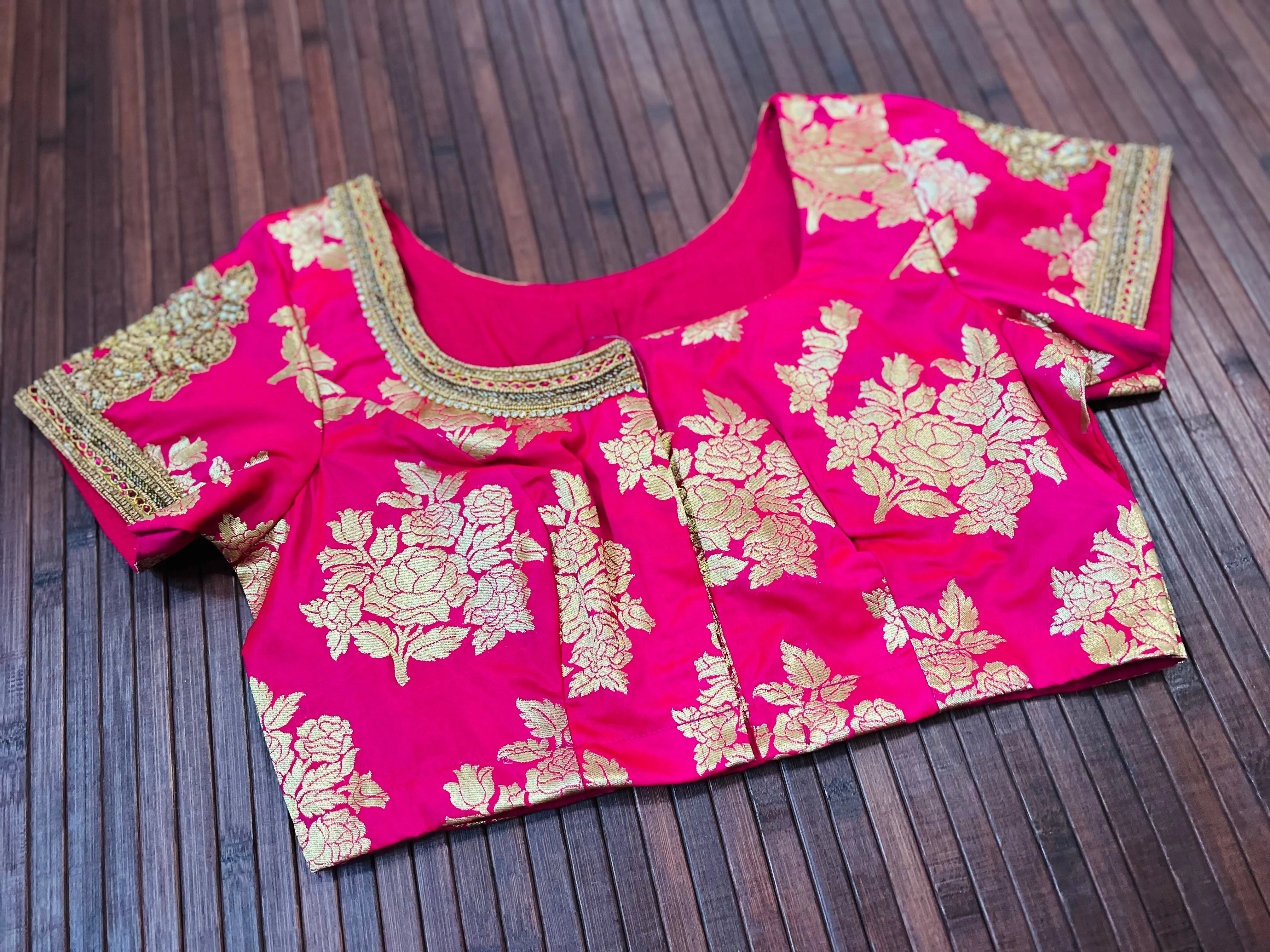 Banaras Silk Embroidered Blouse