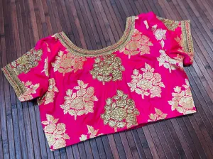 Banaras Silk Embroidered Blouse