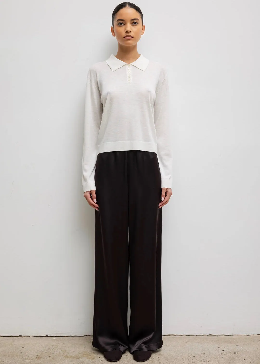 Barb Wide Leg Pants (Chocolate)