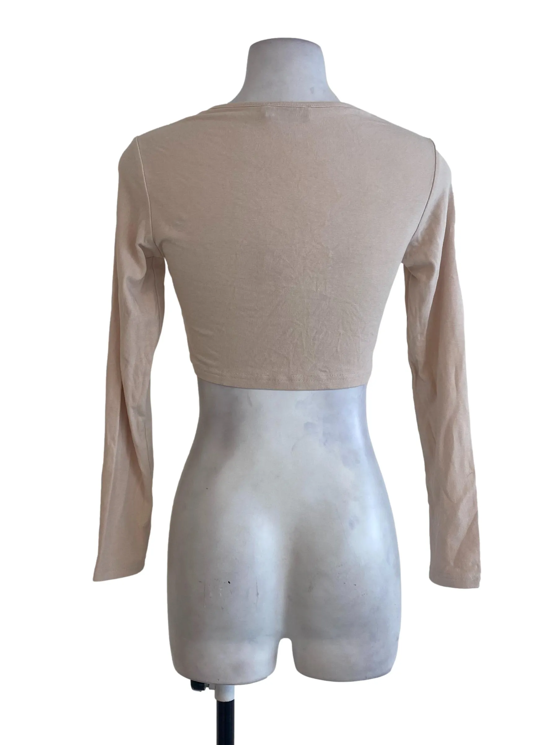 Beige Knitted Top