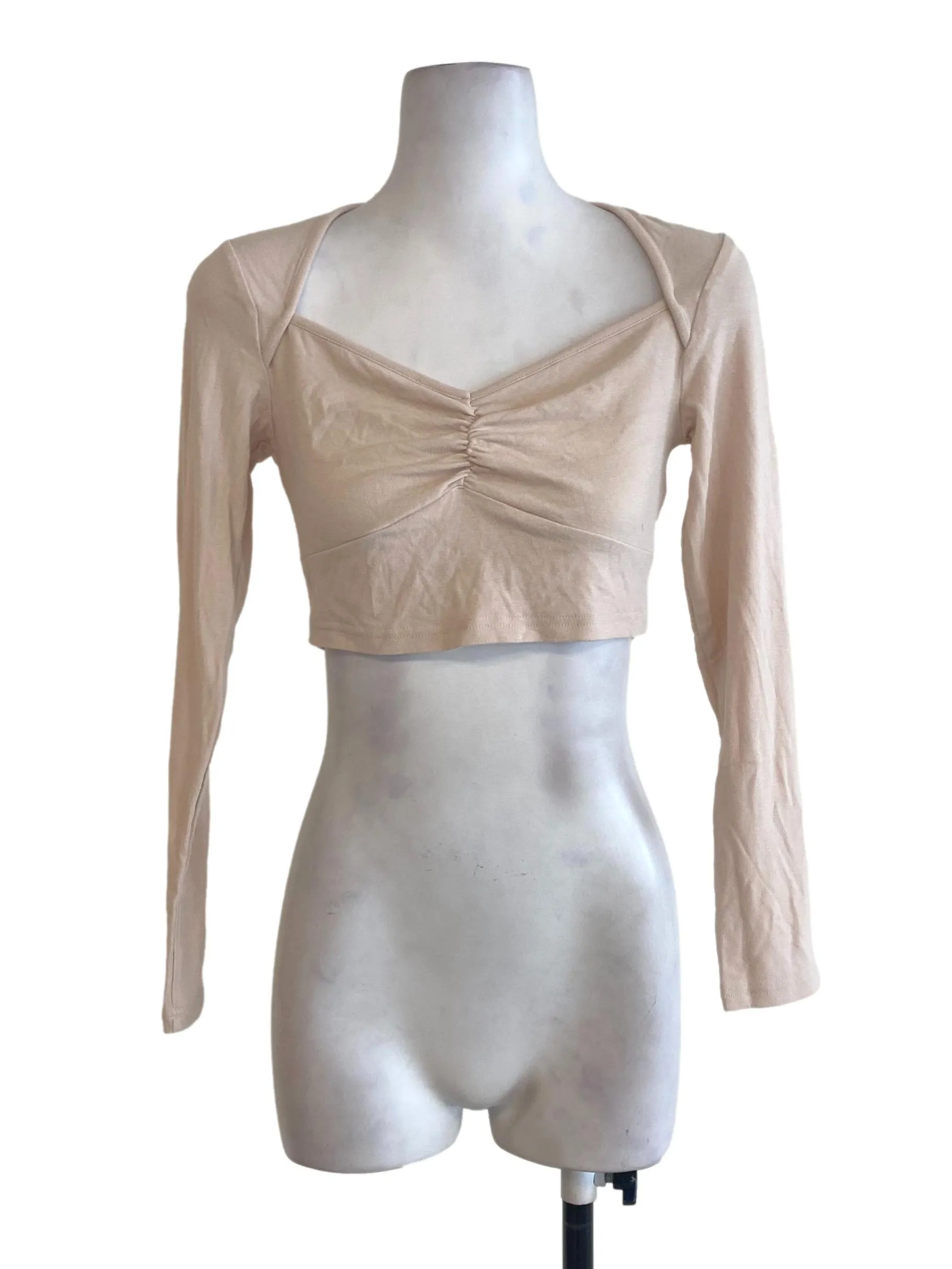 Beige Knitted Top