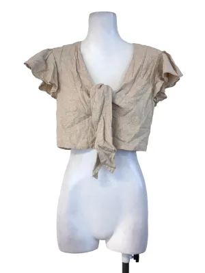 Beige Plain Top LB