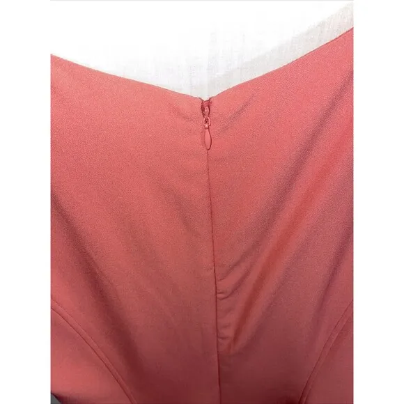Belle Badgley Mischka Women’s Shift Dress Size 14 Pink Party Going Out Formal