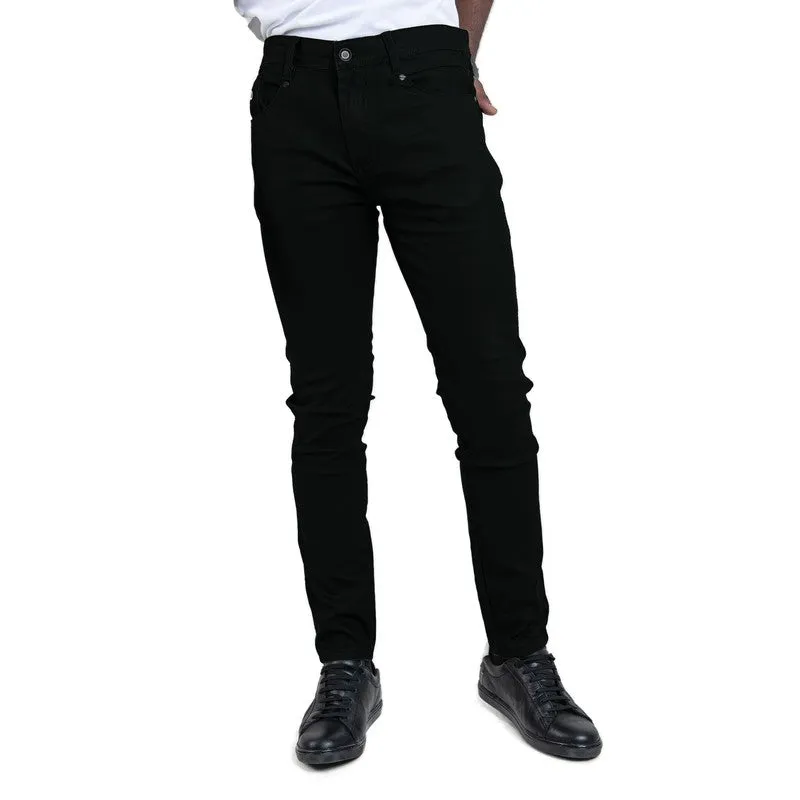 Ben Sherman - DENWX2003 Wax Leather Coated Denim Jeans Black