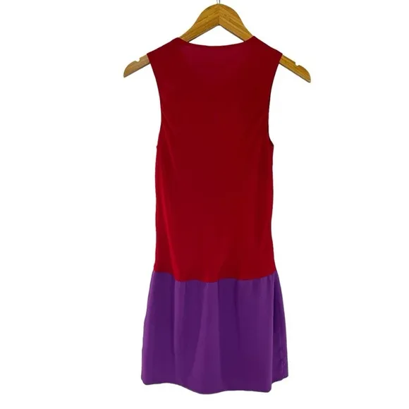 Black Halo Color Block Dress - Alo Sleeveless in Red and Purple Size 4