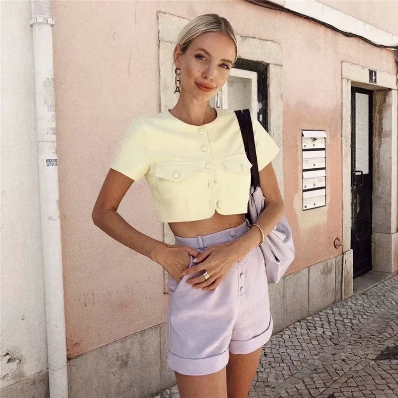 Blazer Suit Shorts Underwear Three-piece Suit Set