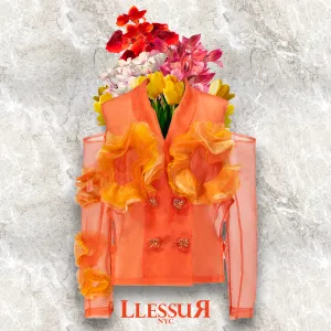Blossom Silk Organza Jacket