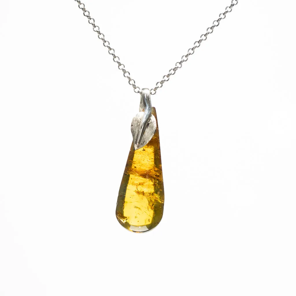 Blue Amber Pendant, Assia
