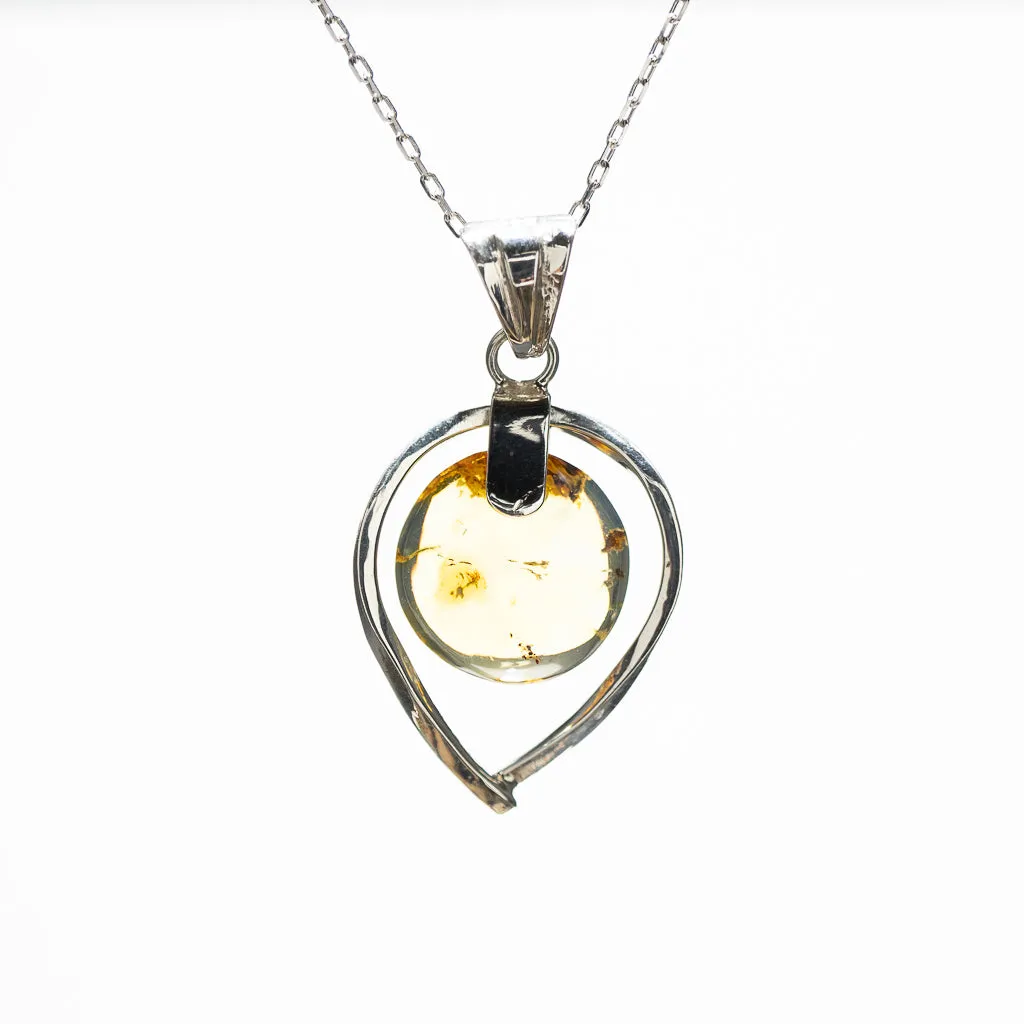 Blue Amber Pendant, Vitalija