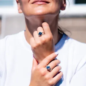 Blue Amber Ring, Aoife