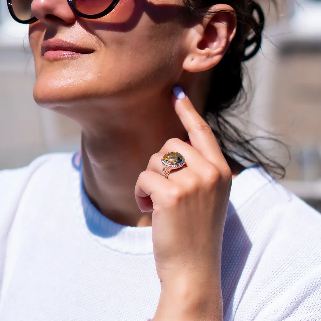 Blue Amber Ring, Danetta
