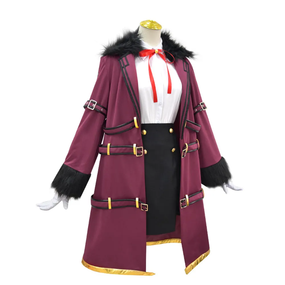 Blue Archive the Animation Rikuhachima Aru Anime Character Cosplay Costume Outfits Halloween Carnival Suit