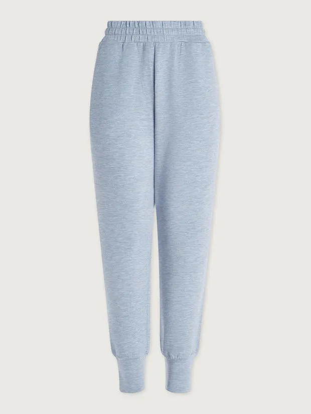 Blue Marl Slim Cuff Pants 27.5"