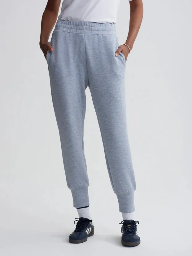 Blue Marl Slim Cuff Pants 27.5"