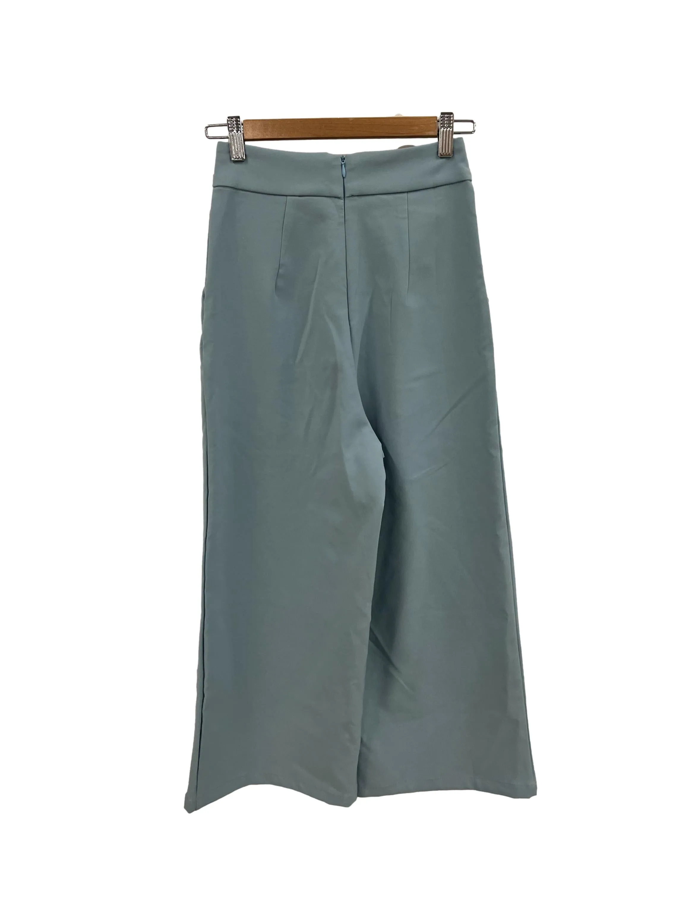 Blue Wide Leg Pants