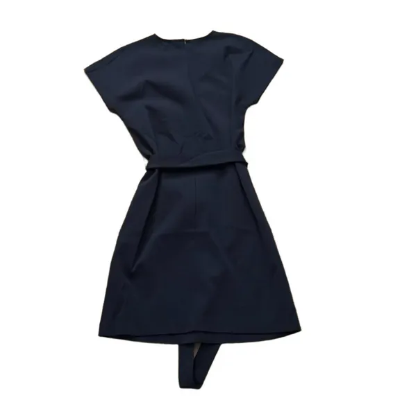 Boden Size 4 Tara Jersey T-Shirt Shift Dress Navy Stretch NWOT
