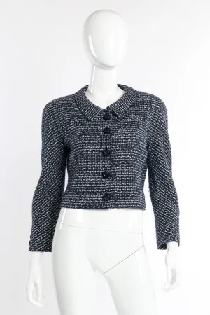 Bouclé Cropped Jacket