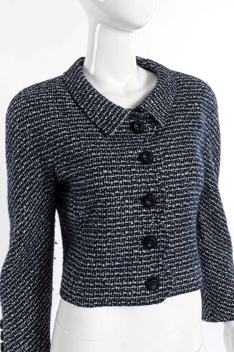 Bouclé Cropped Jacket