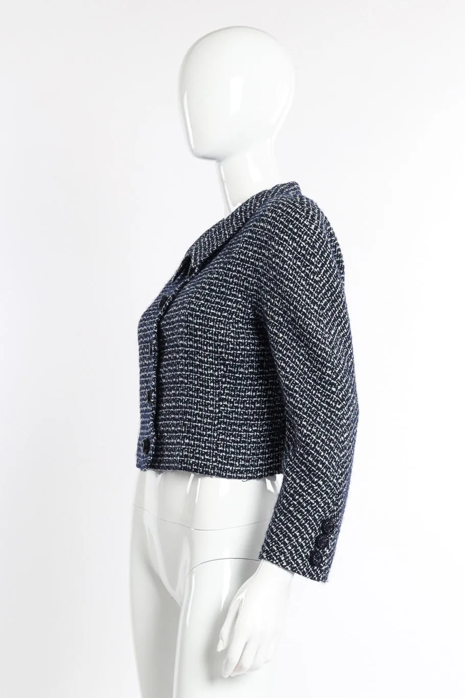 Bouclé Cropped Jacket
