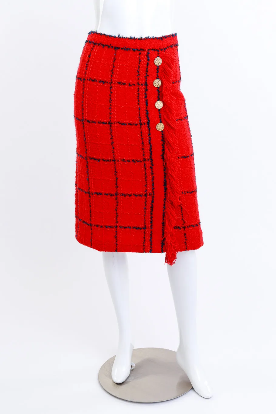 Bouclé Fringed Jacket & Skirt Suit